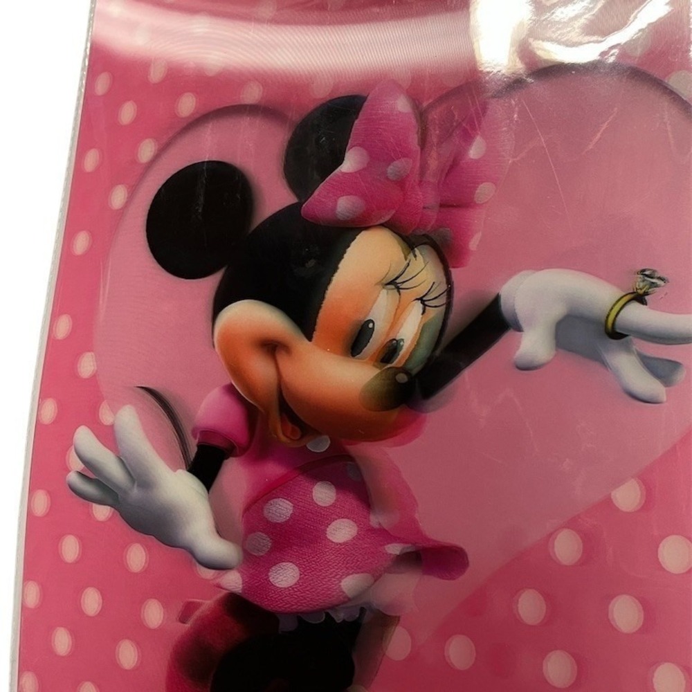 Disney Minnie Mouse Pink Polka Dot 3D Lenticular Poster Wall Art Print
